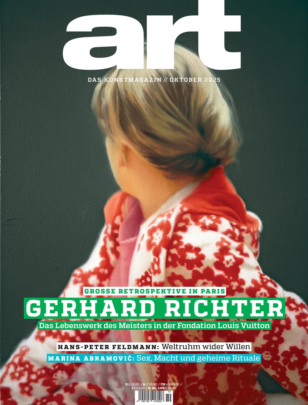 Art Magazin Deutschland 2025-10 Gerhard Richter Hans-Peter Feldmann Marina Abramović