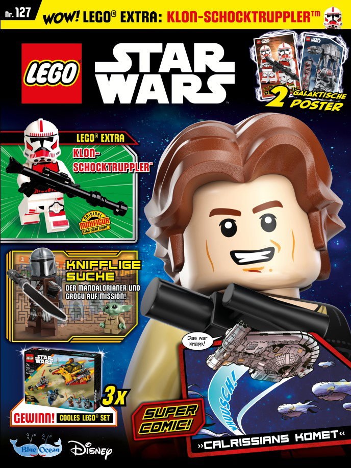 Lego Star Wars Magazin Deutschland 2025-127 Han Solo The Mandalorian Grogu