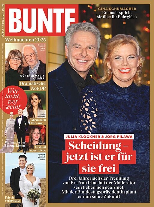 Bunte Magazin Deutschland 2025-52 Julia Klöckner Jörg Pilawa Gina Schumacher Günther Maria Halmer Carina Fernandes