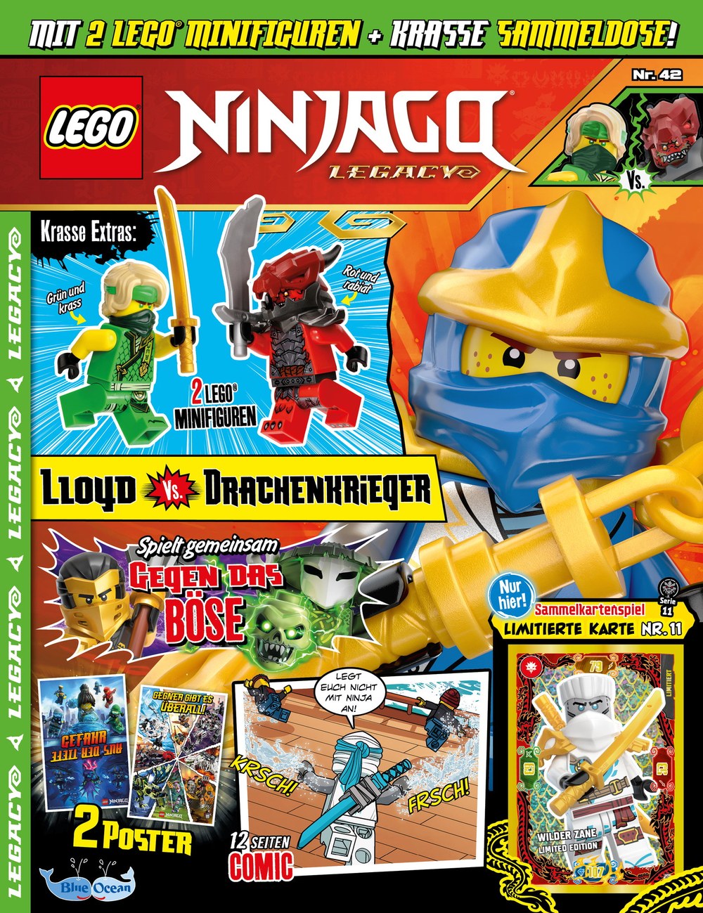 Lego Ninjago Legacy Magazin Deutschland 2026-42 Lloyd Zane