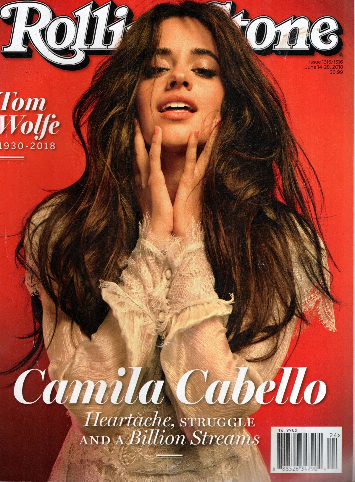 Rolling Stone Magazin USA 2018 #1315 Camila Cabello Tom Wolfe