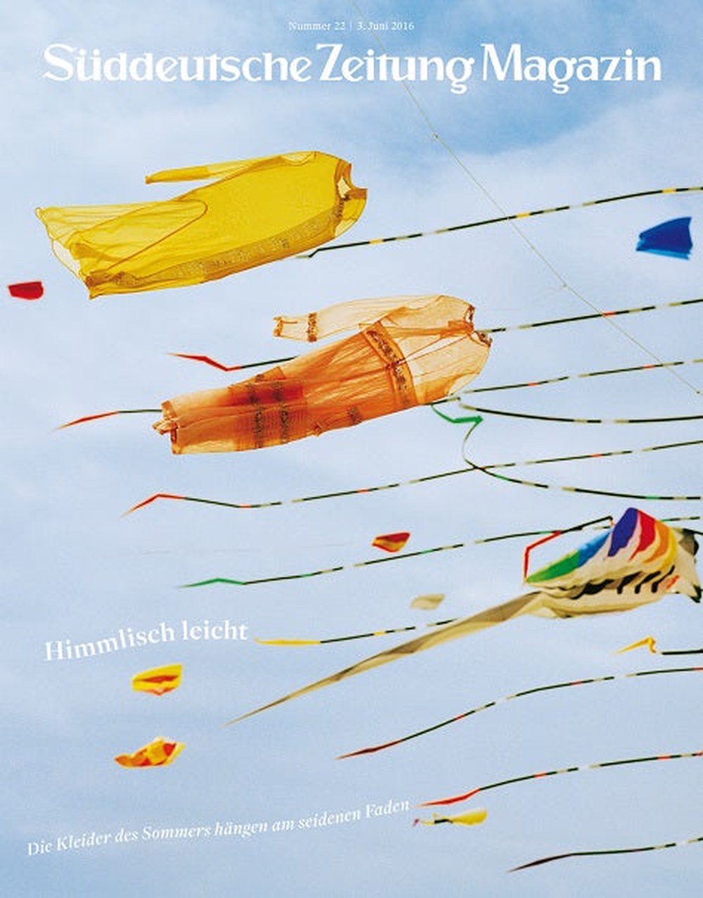 Süddeutsche Zeitung Magazin Deutschland 2016-22 Sommermode Drachen Leichte Sommerkleidung