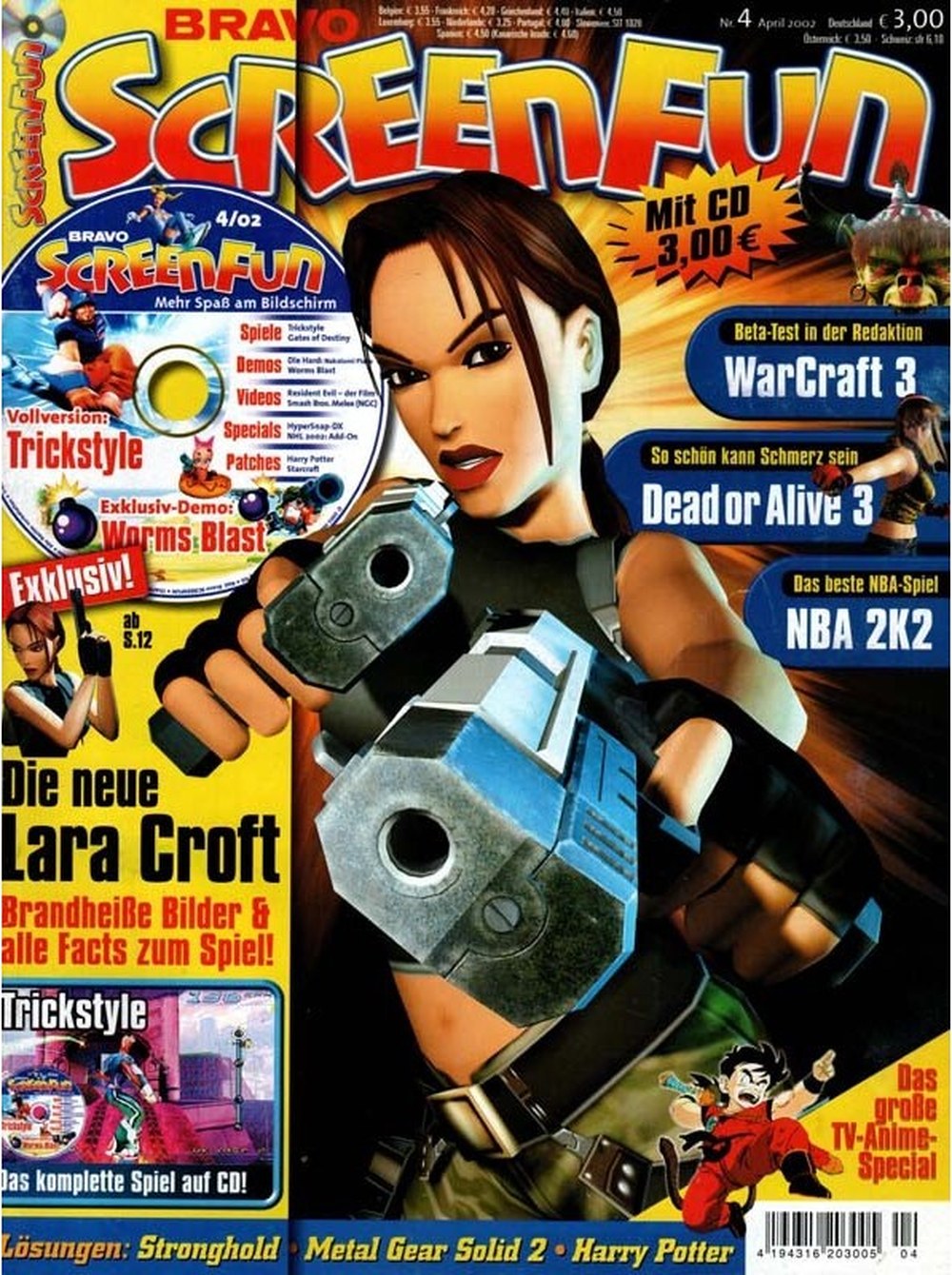 Bravo Screenfun Magazin Deutschland 2002-04 Lara Croft
