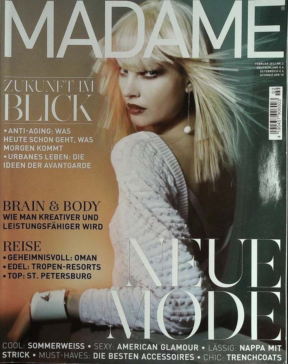 Madame Magazin Deutschland 2012-02 Natasha Poly