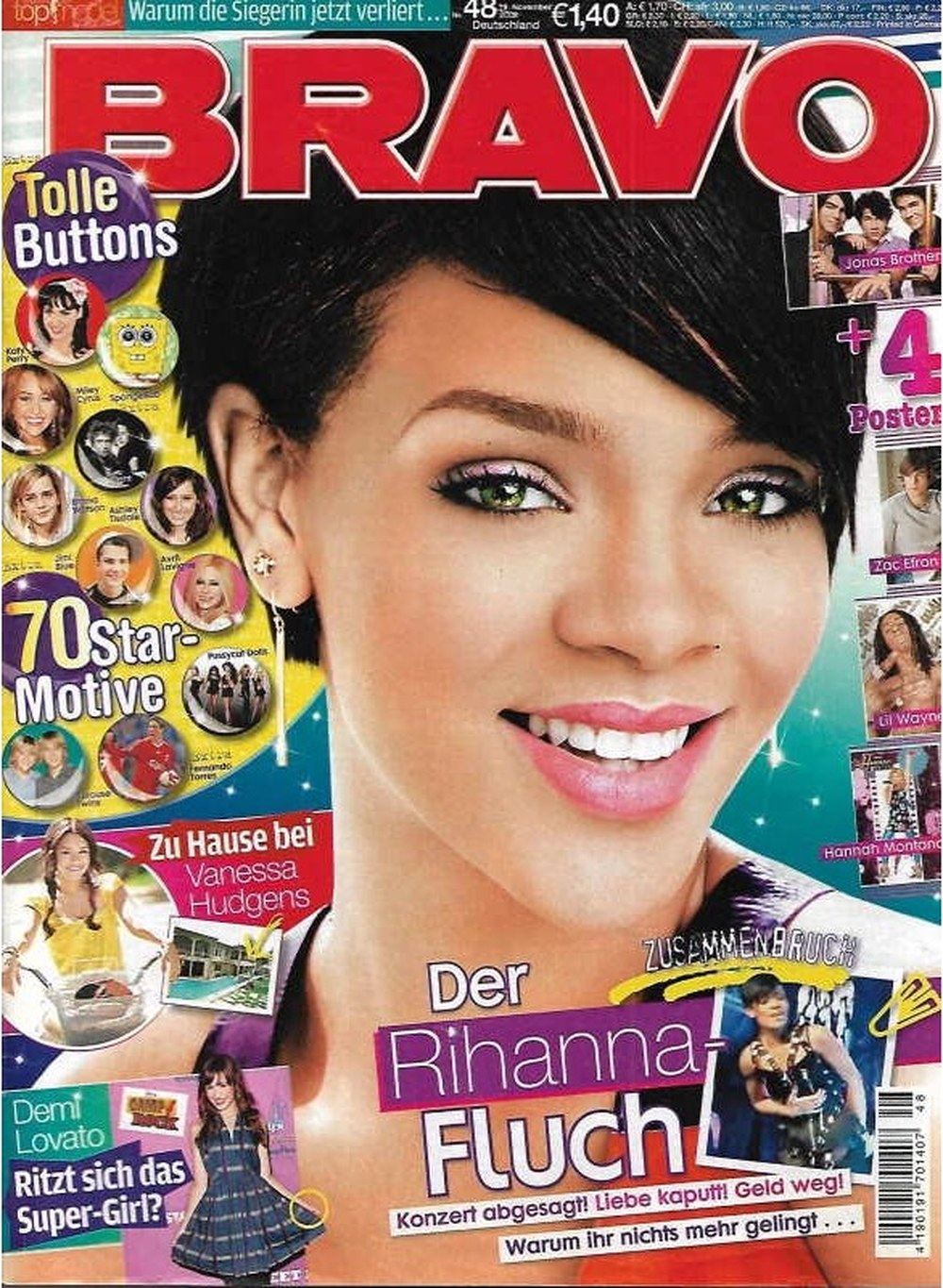 Bravo Magazin Deutschland 2008-48 Rihanna Demi Lovato Vanessa Hudgens Zac Efron Lil Wayne