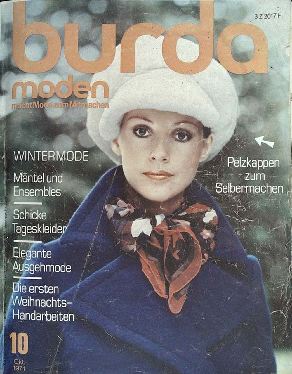 Burda Moden Magazin Deutschland 1971-10 Wintermode Coats And Ensembles Chic Daywear
