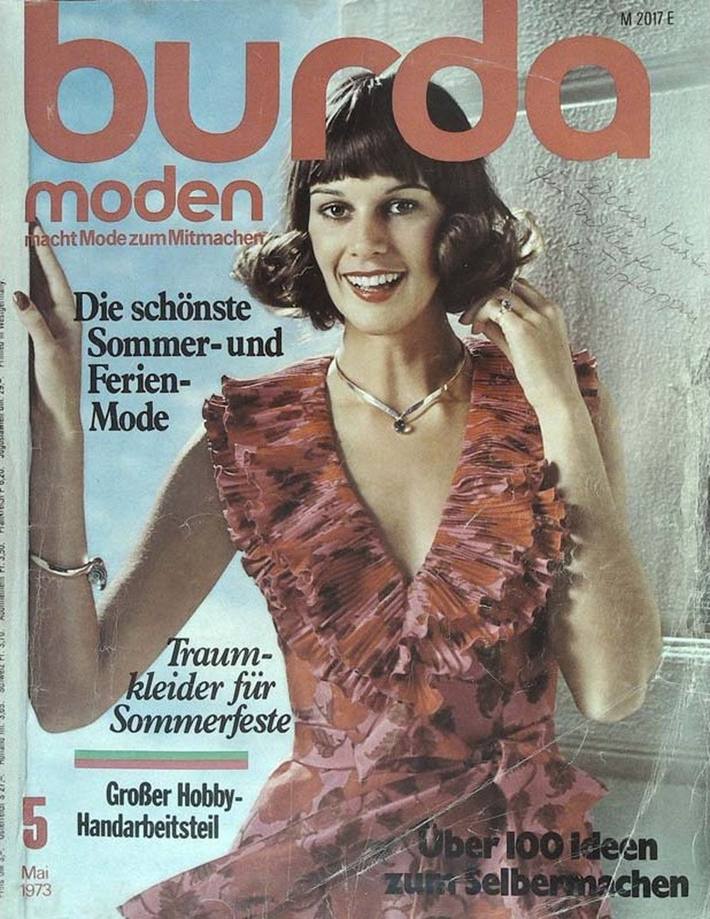 Burda Moden Magazin Deutschland 1973-05 Sommermode Ferienmode Traumkleider