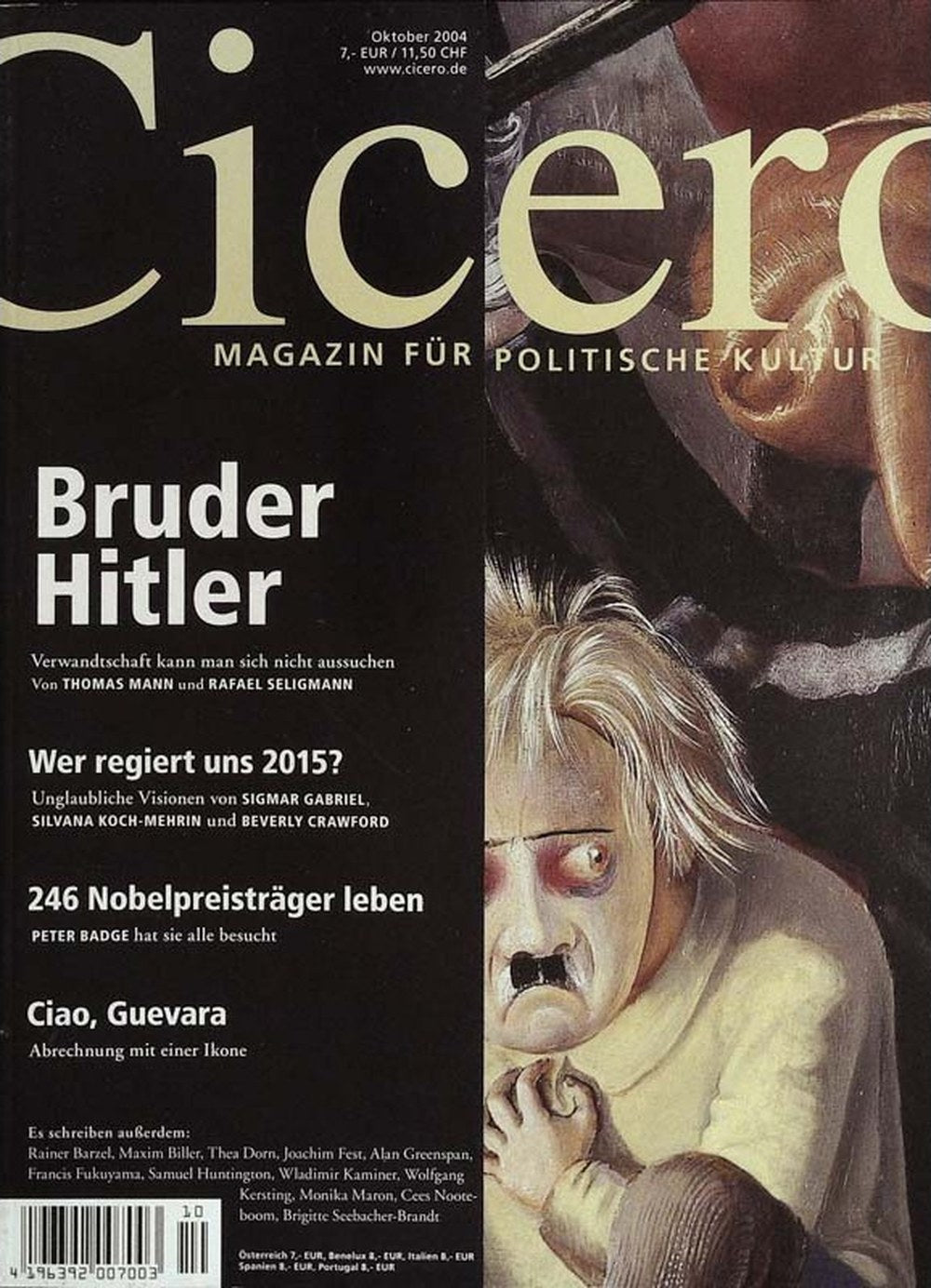 Cicero Magazin Deutschland 2004-10 Adolf Hitler Thomas Mann Rafael Seligmann Sigmar Gabriel Silvana Koch-Mehrin