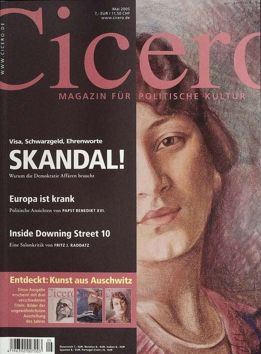 Cicero Magazin Deutschland 2005-05 Pope Benedict XVI Fritz J. Raddatz