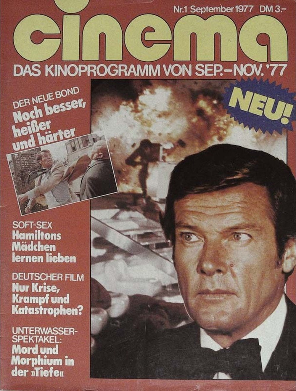 Cinema Magazin Deutschland 1977-09 Roger Moore