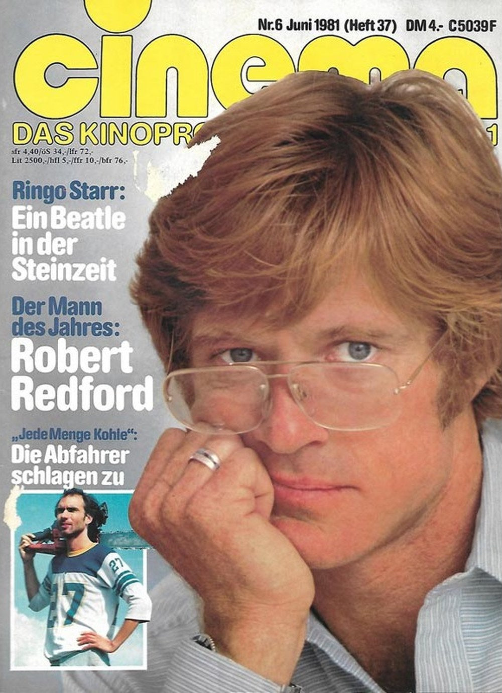 Cinema Magazin Deutschland 1981-06 Robert Redford Ringo Starr