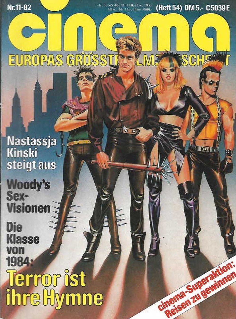 Cinema Magazin Deutschland 1982-11 Nastassja Kinski Woody Allen