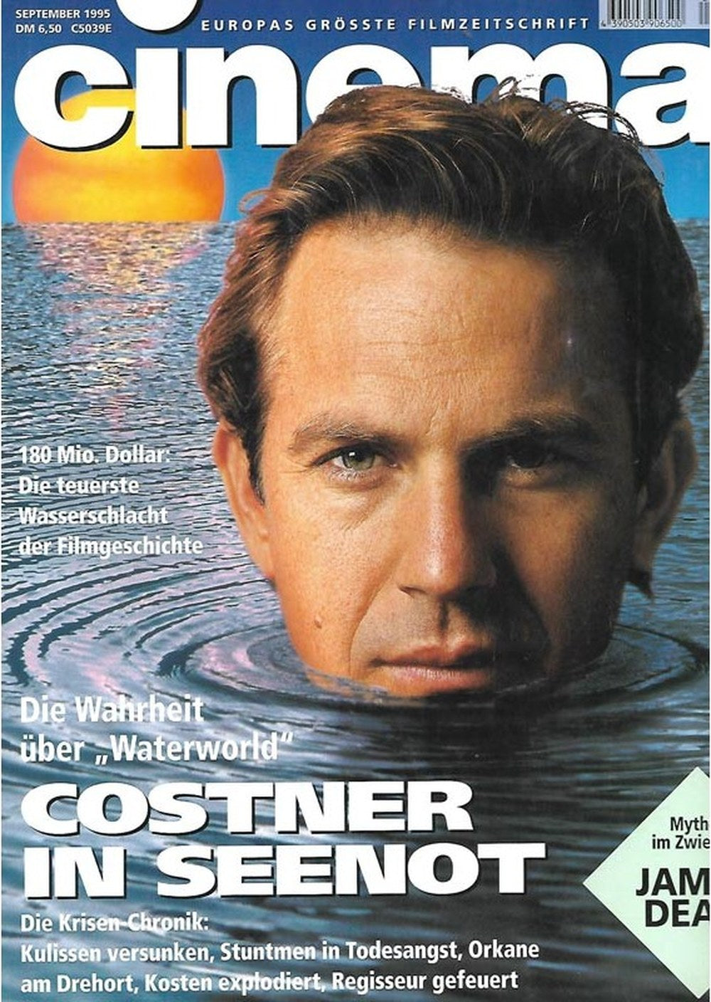 Cinema Magazin Deutschland 1995-09 Kevin Costner James Dean