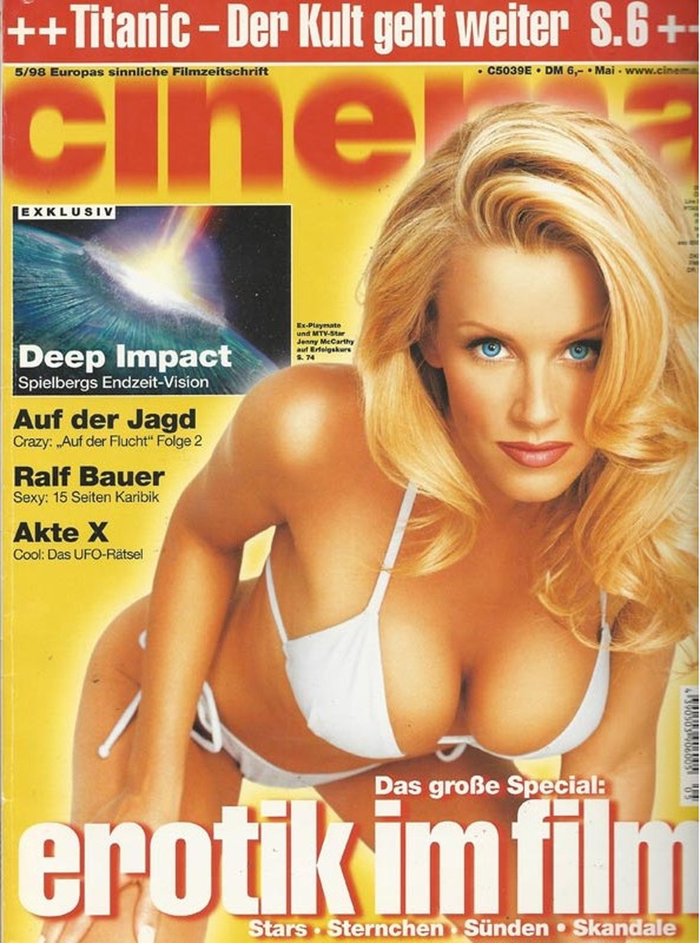 Cinema Magazin Deutschland 1998-05 Jenny McCarthy Ralf Bauer