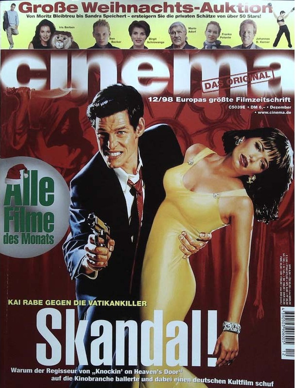 Cinema Magazin Deutschland 1998-12 Kai Rabe Iris Berben Ben Becker Birgit Schrowange Mario Adorf