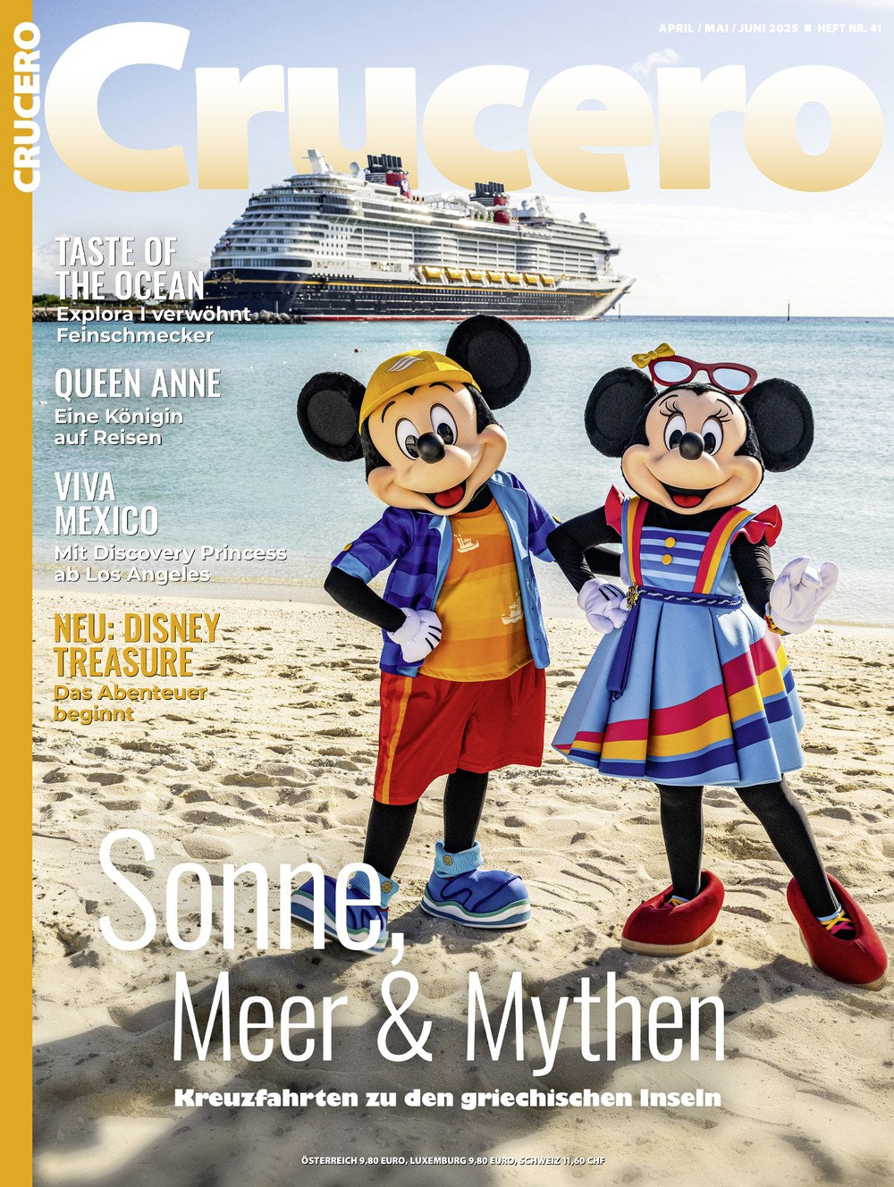 Crucero Magazin Deutschland 2025-01 Mickey Mouse Minnie Mouse