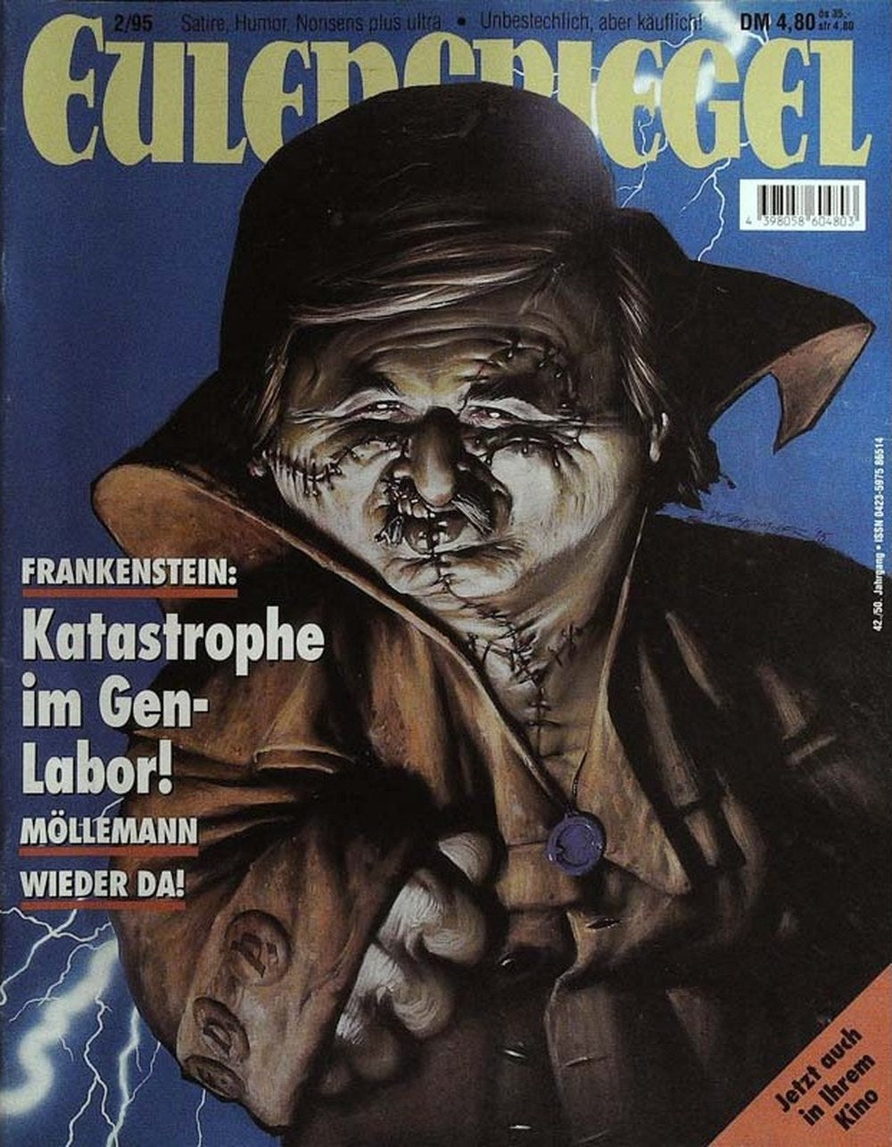 Eulenspiegel Magazin Deutschland 1995-02 Helmut Kohl Jürgen Möllemann