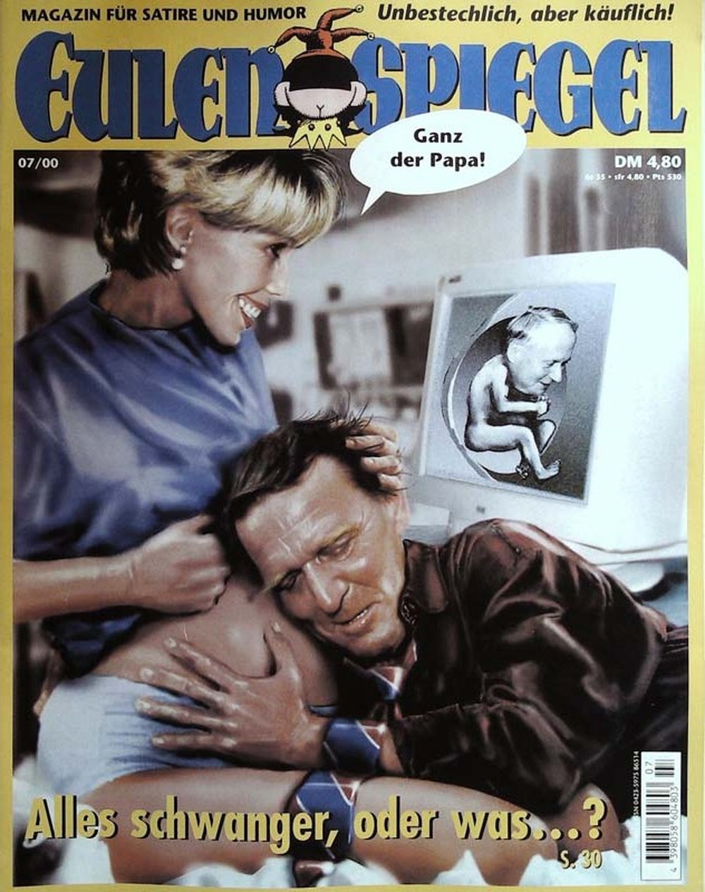 Eulenspiegel Magazin Deutschland 2000-07 Gerhard Schröder
