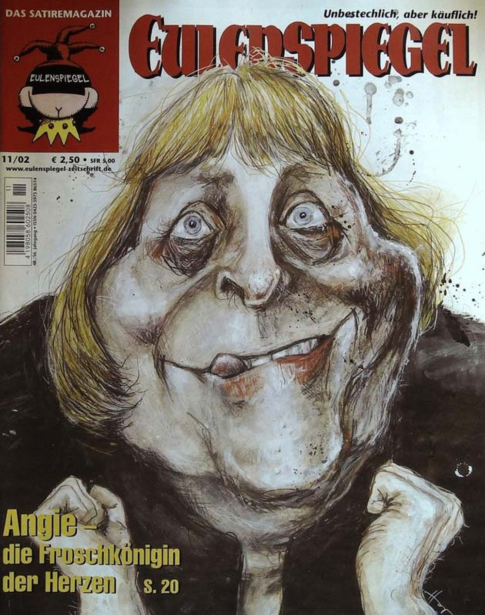 Eulenspiegel Magazin Deutschland 2002-11 Angela Merkel