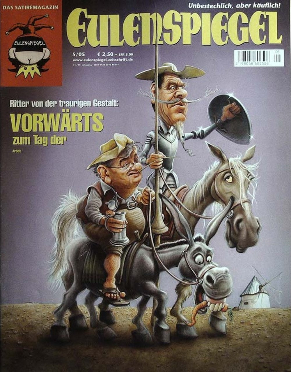 Eulenspiegel Magazin Deutschland 2005-05 Gerhard Schröder Franz Müntefering