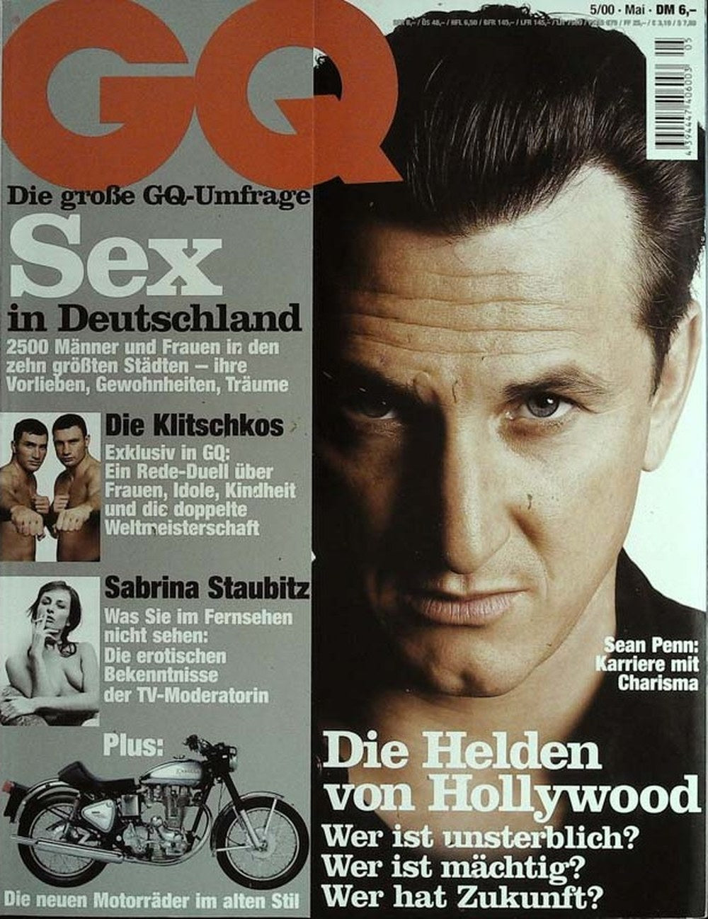 GQ Magazin Deutschland 2000-05 Sean Penn Sabrina Staubitz Die Klitschkos