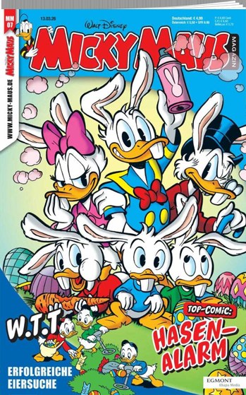 Micky Maus Magazin Deutschland 2026-07 Donald Duck Daisy Duck Huey Duck Dewey Duck Louie Duck