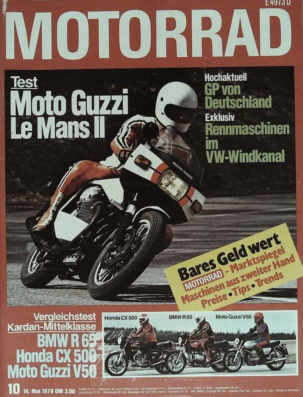 Motorrad Magazin Deutschland 1979-10 Moto Guzzi Le Mans II