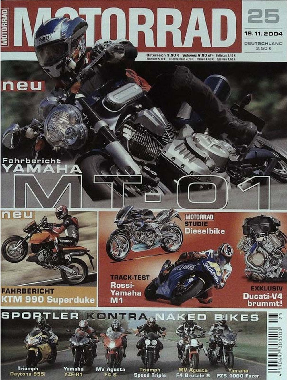 Motorrad Magazin Deutschland 2004-25 Valentino Rossi