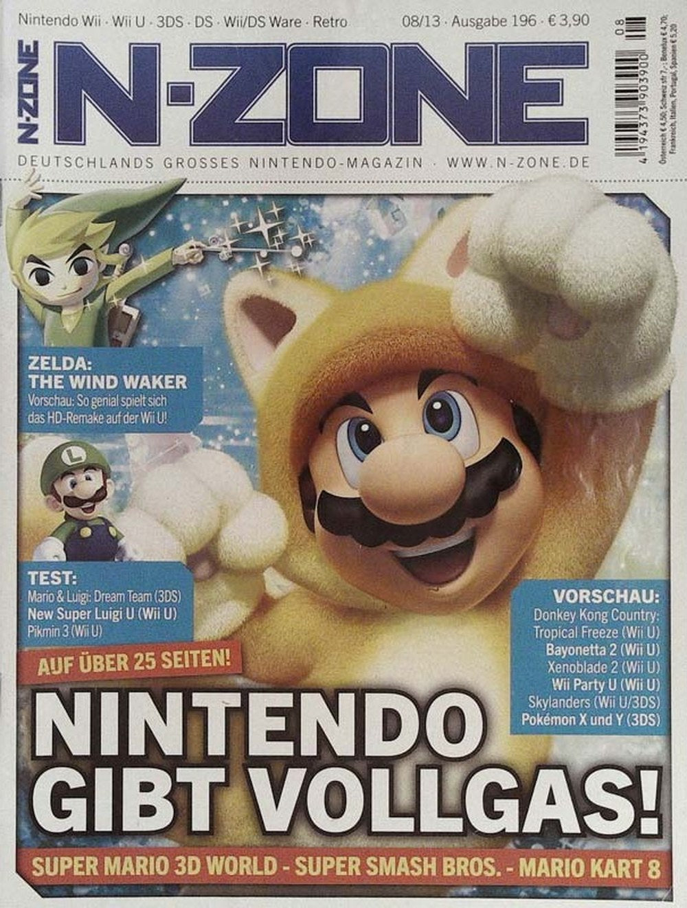N-Zone Magazin Deutschland 2013-08 Mario Luigi Link