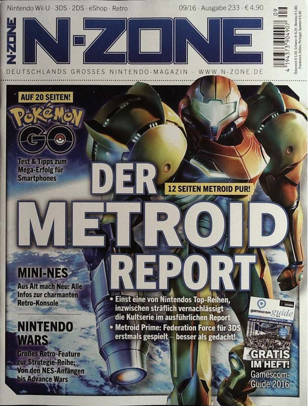 N-Zone Magazin Deutschland 2016-09 Samus Aran