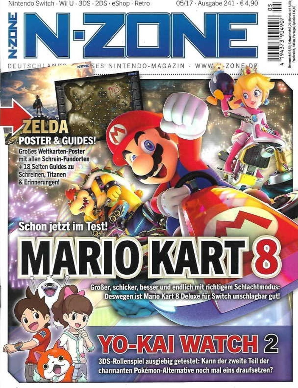 N-Zone Magazin Deutschland 2017-05 Mario Princess Peach Link