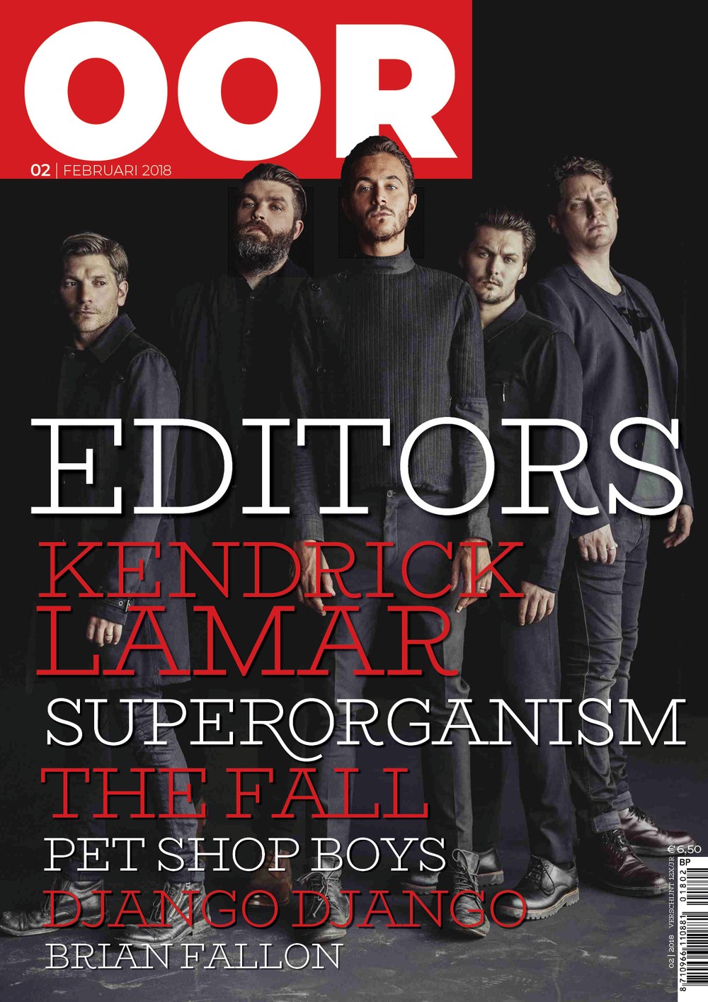 OOR Magazin Niederlande 2018-02 Editors Kendrick Lamar Brian Fallon Superorganism The Fall