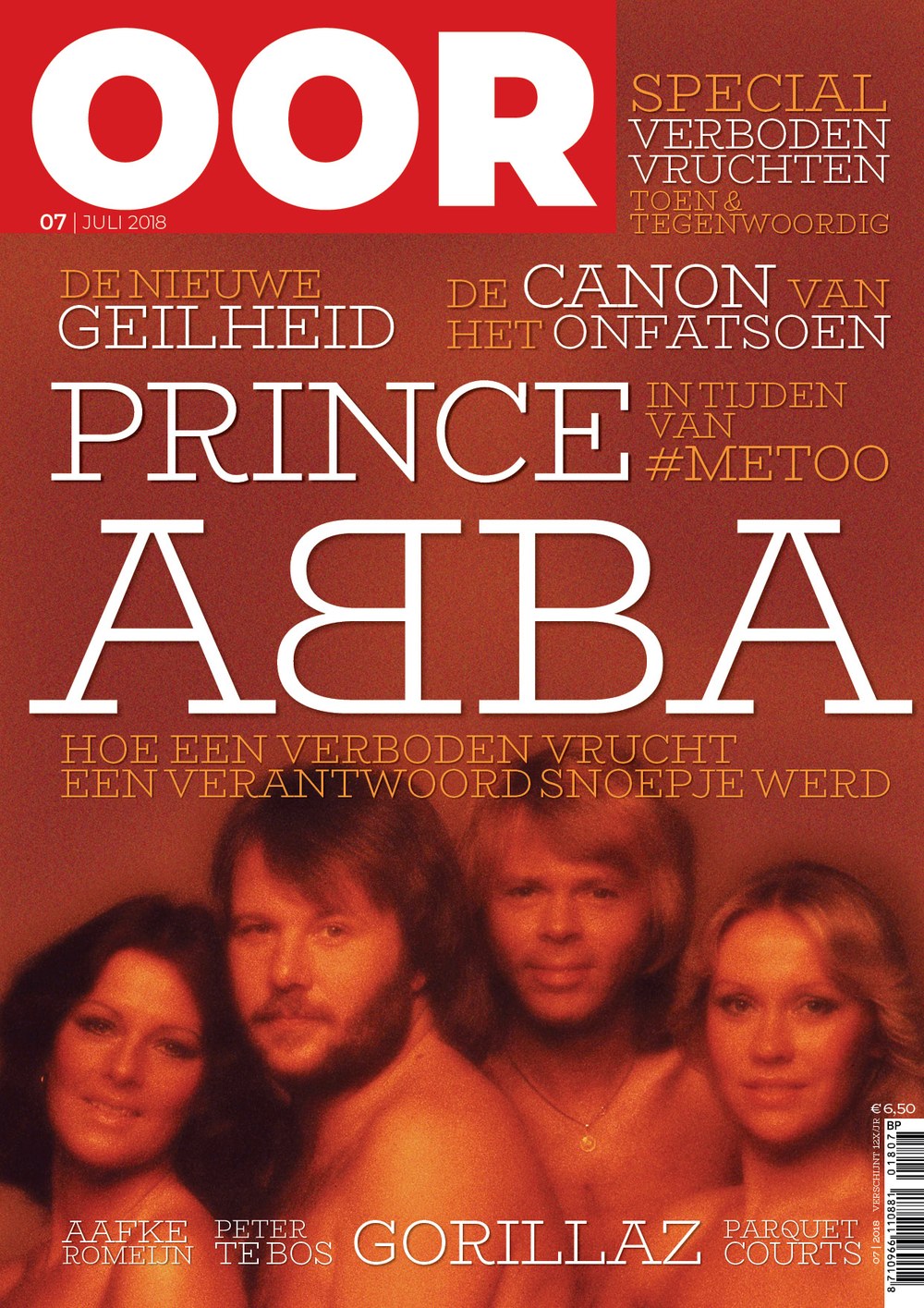 OOR Magazin Niederlande 2018-07 ABBA Prince Gorillaz Aafke Romeijn Peter Te Bos
