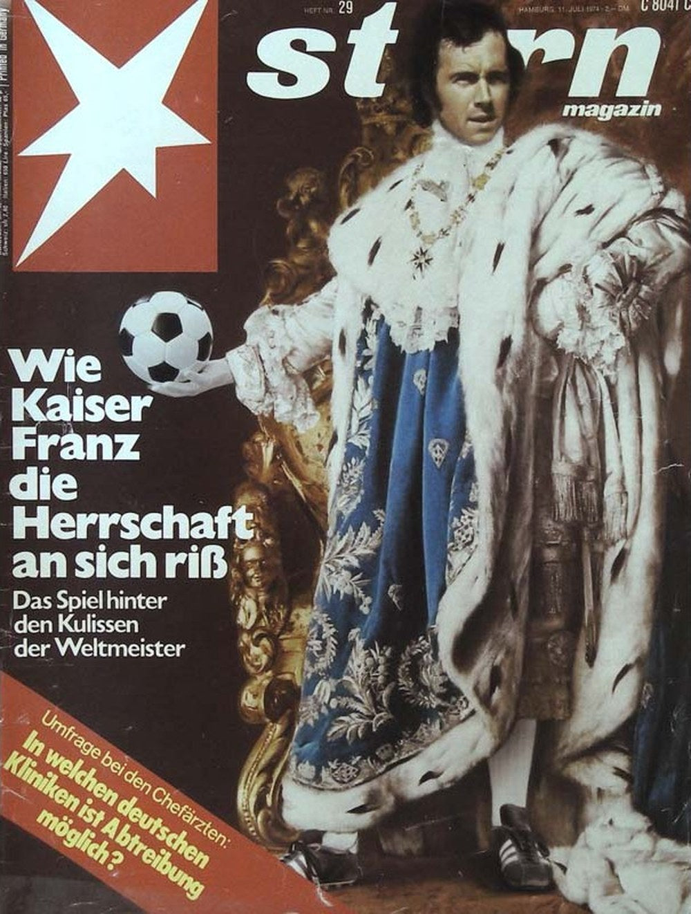 Stern Magazin Deutschland 1974-29 Franz Beckenbauer