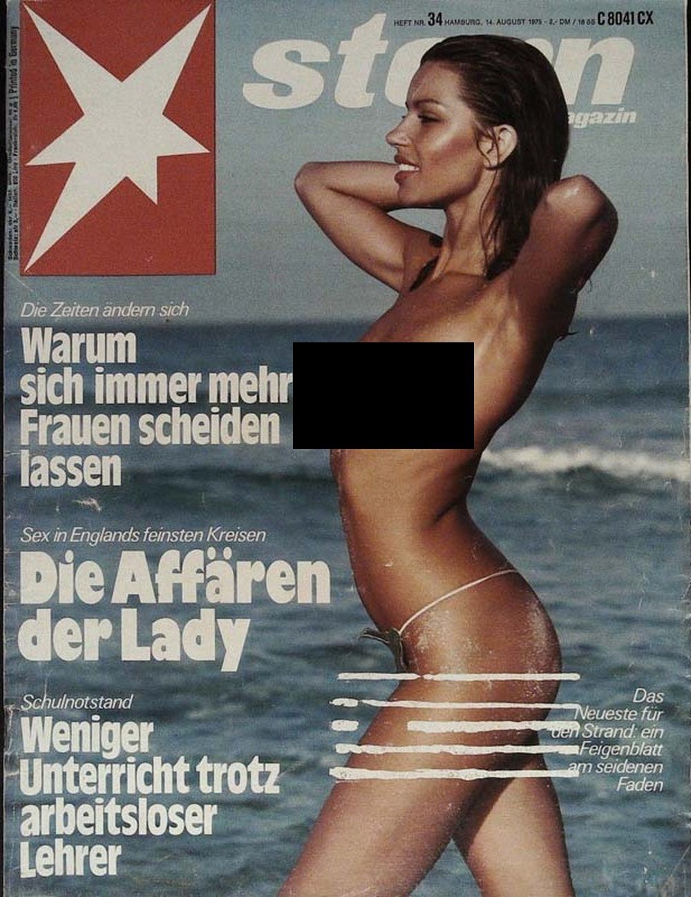 Stern Magazin Deutschland 1975-34 Scheidung Frauen Affären