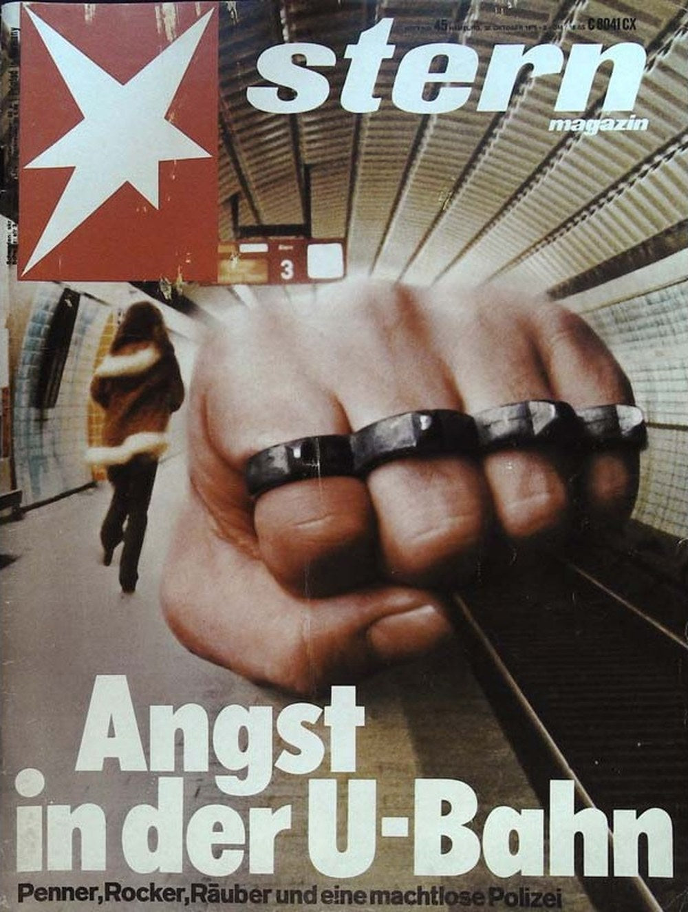 Stern Magazin Deutschland 1975-45 U-Bahn Gewalt Kriminalität