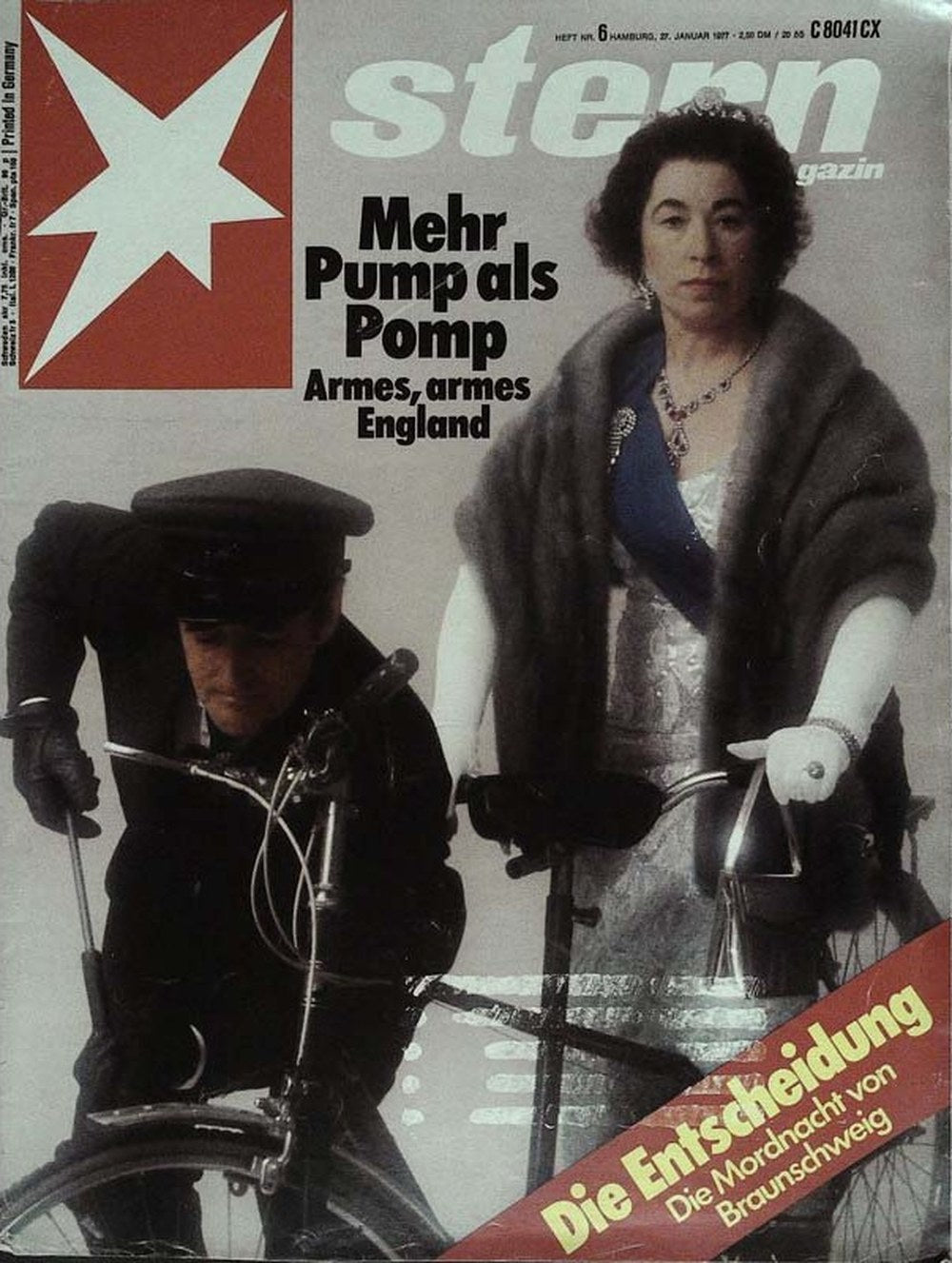 Stern Magazin Deutschland 1977-06 England Wirtschaftskrise Monarchie
