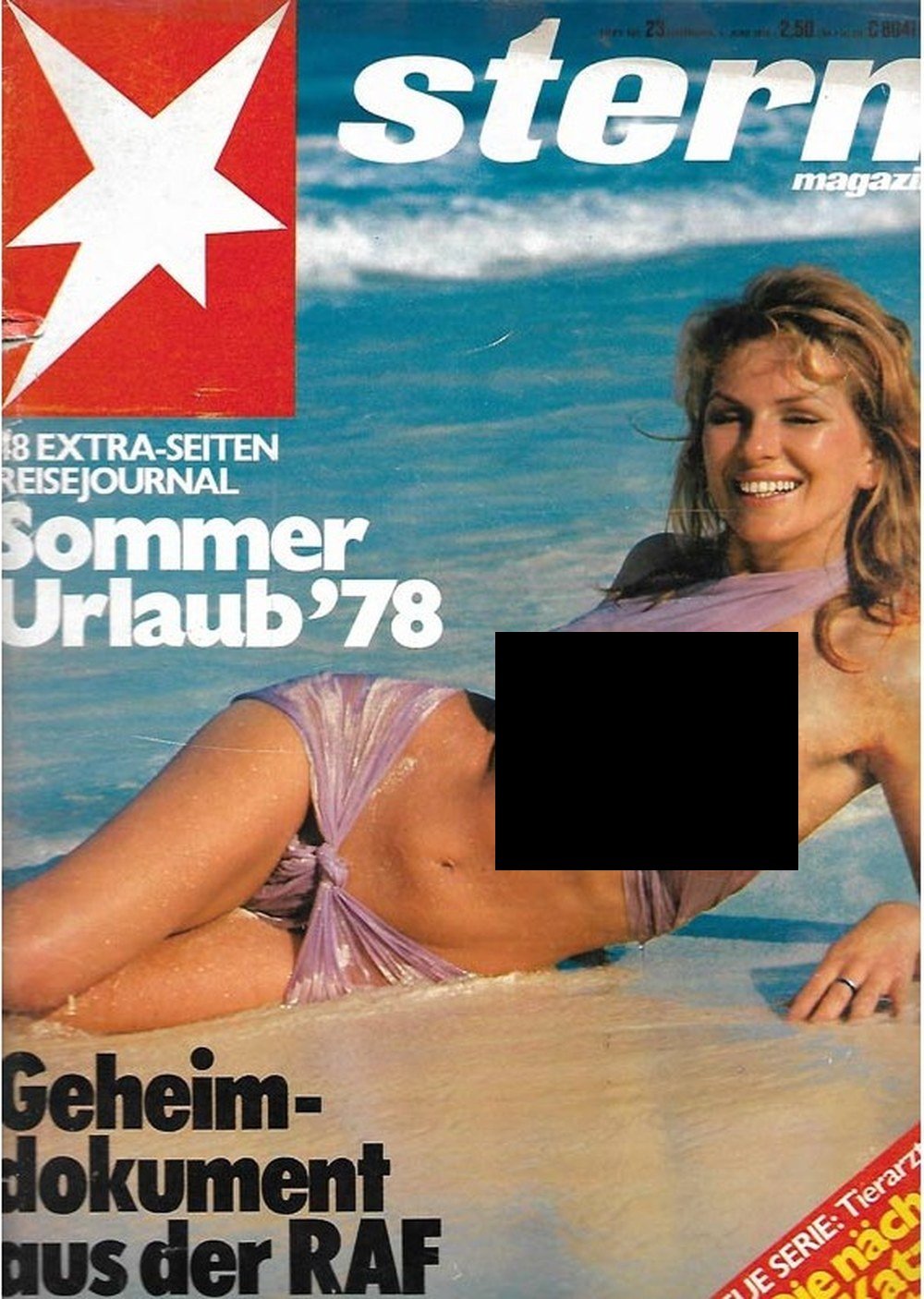 Stern Magazin Deutschland 1978-23 Sommerurlaub Reisejournal RAF