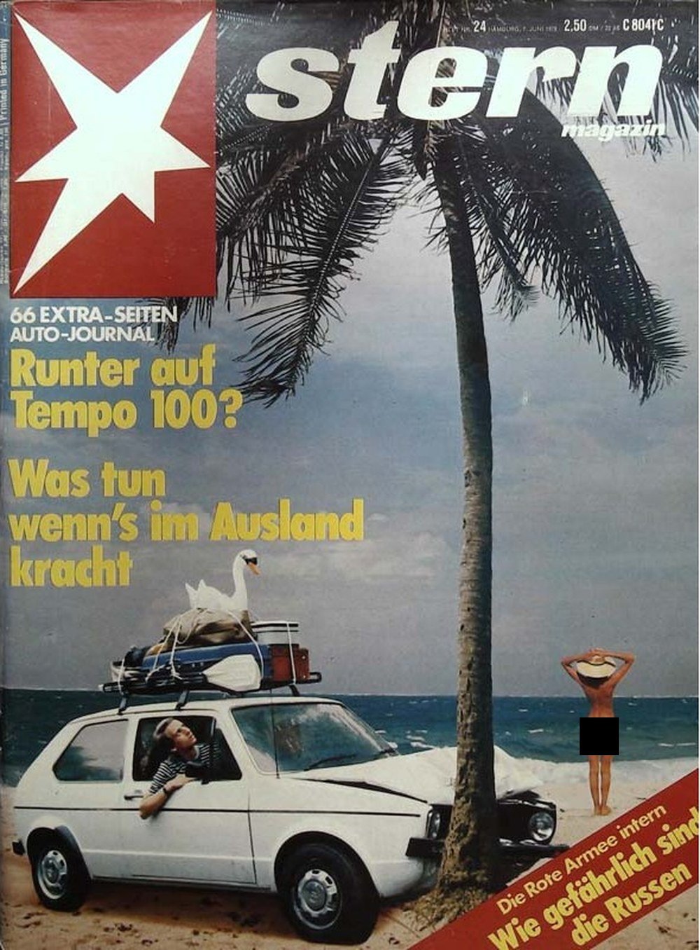 Stern Magazin Deutschland 1979-24 Tempolimit Tempo 100 Autobahn