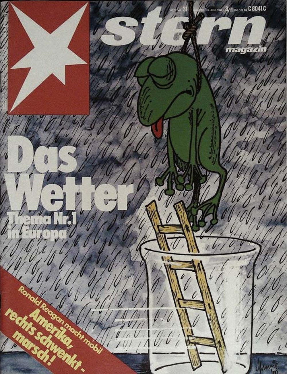 Stern Magazin Deutschland 1980-31 Ronald Reagan