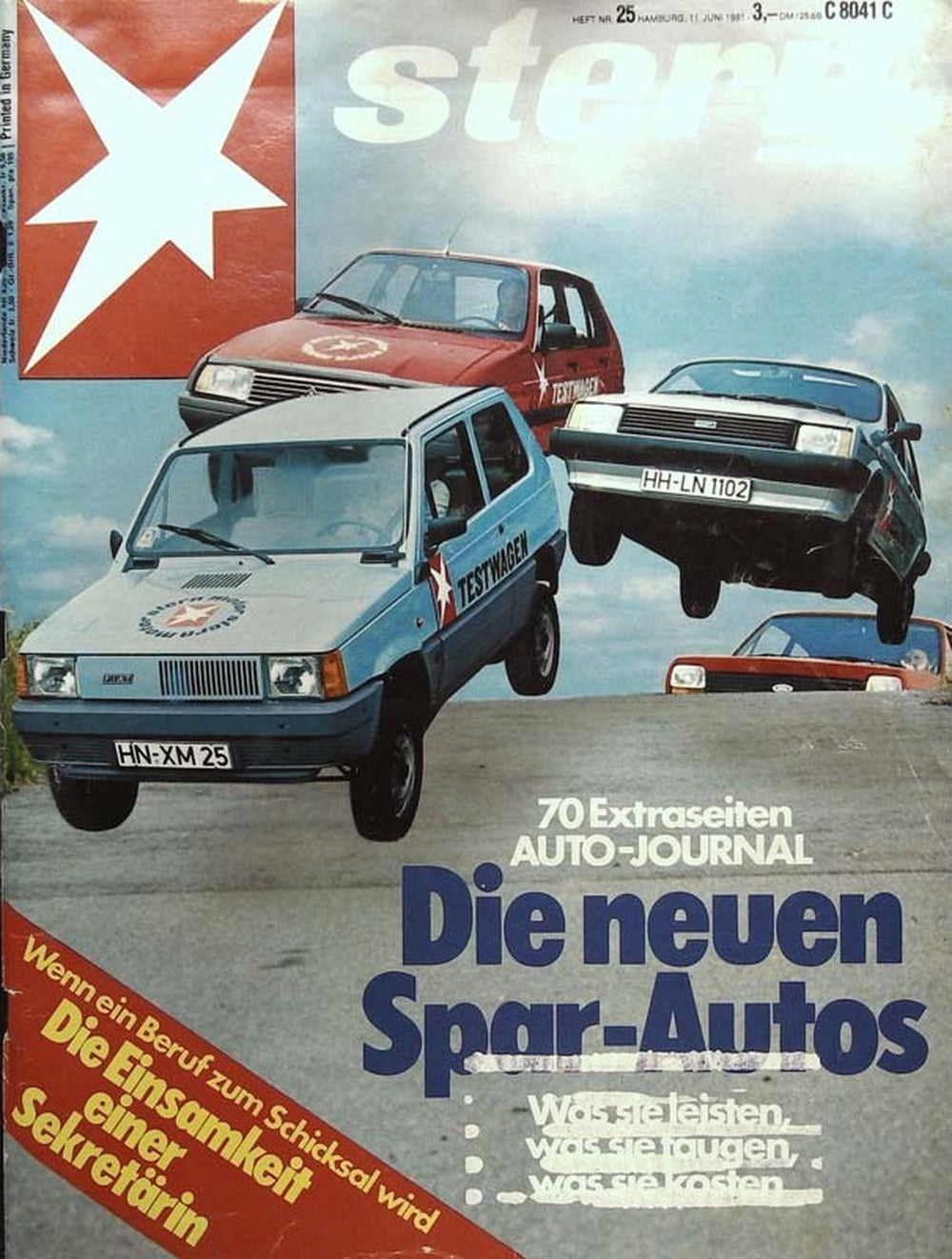 Stern Magazin Deutschland 1981-25 Automobil Sparautos Gebrauchtwagen