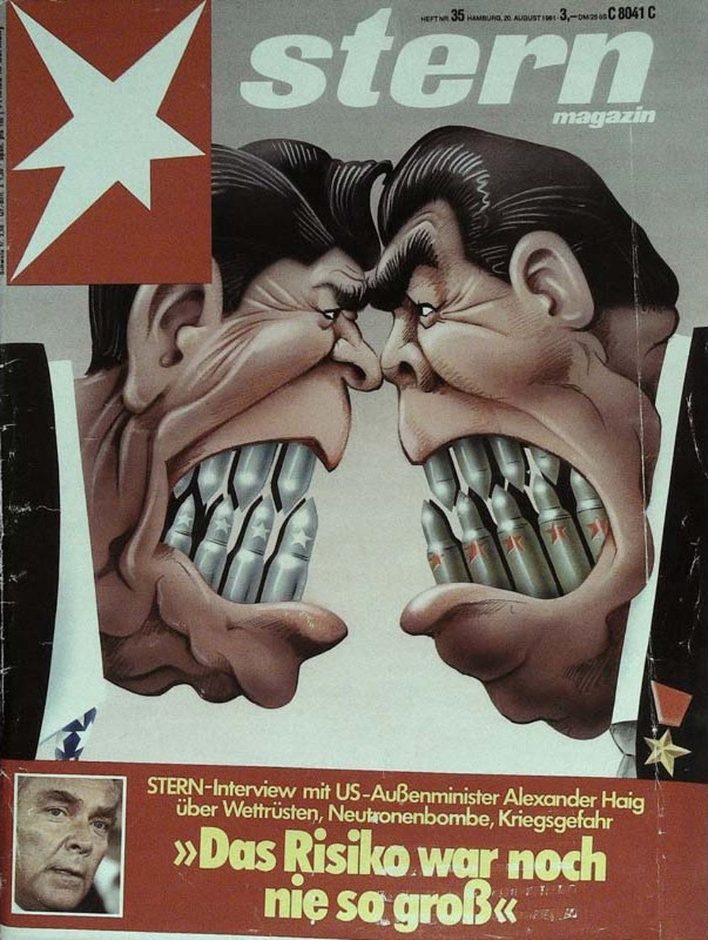 Stern Magazin Deutschland 1981-35 Ronald Reagan Leonid Brezhnev Alexander Haig