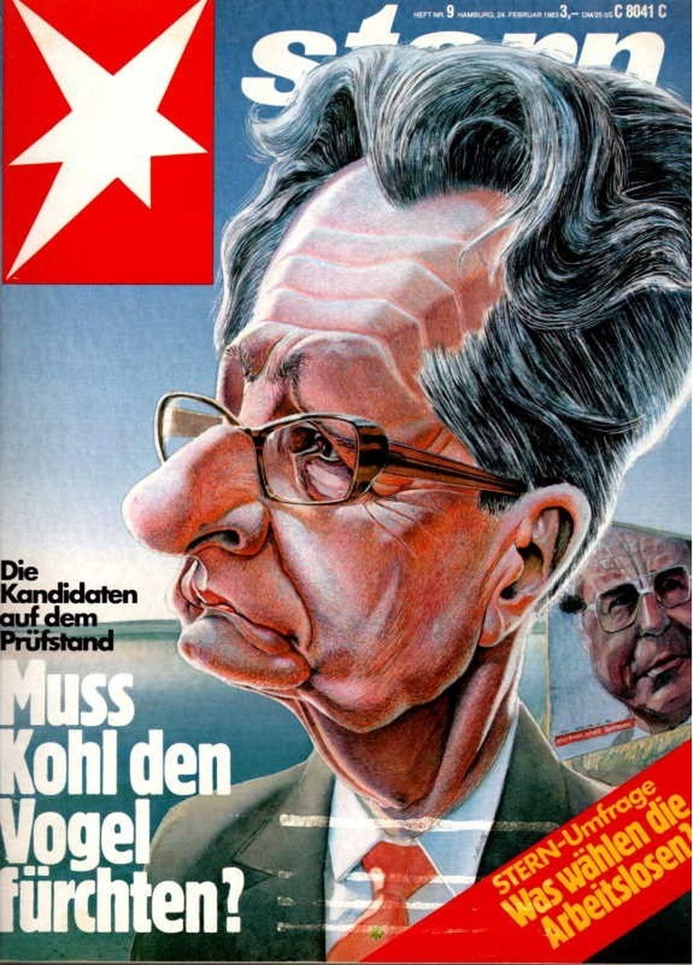 Stern Magazin Deutschland 1983-09 Hans-Jochen Vogel Helmut Kohl