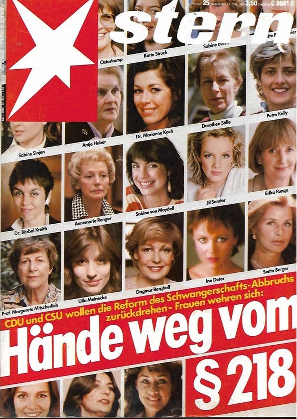 Stern Magazin Deutschland 1983-25 Senta Berger Jil Sander Petra Kelly Karin Struck Sabine Sinjen