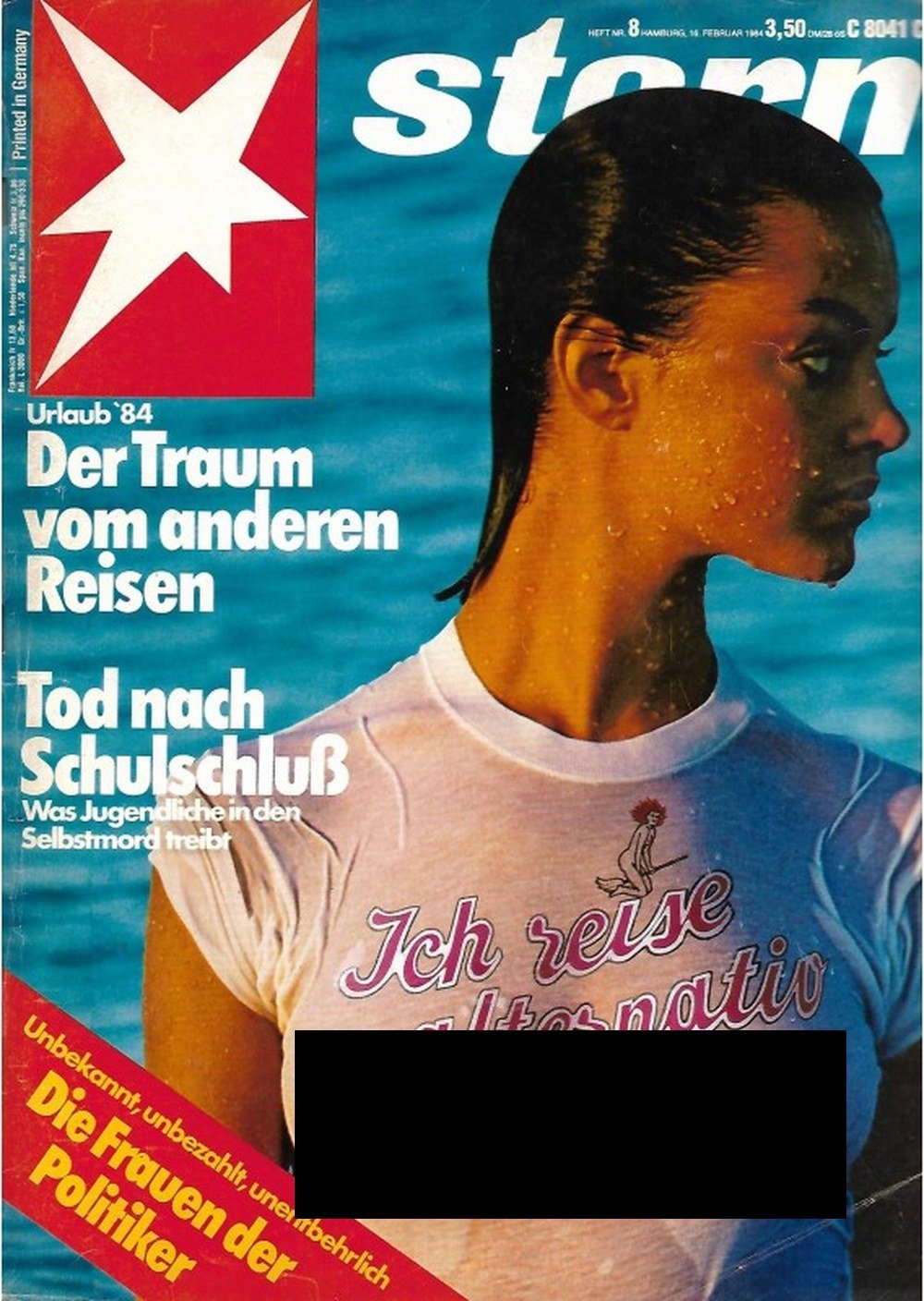 Stern Magazin Deutschland 1984-08 Urlaub 1984 Alternativreisen Jugendliche Suizid