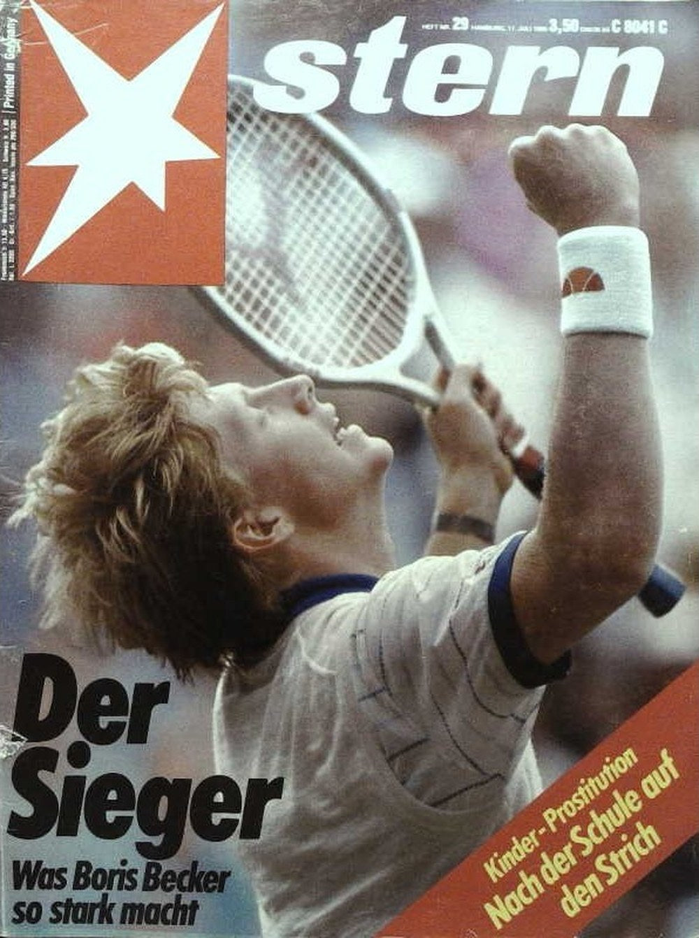 Stern Magazin Deutschland 1985-29 Boris Becker