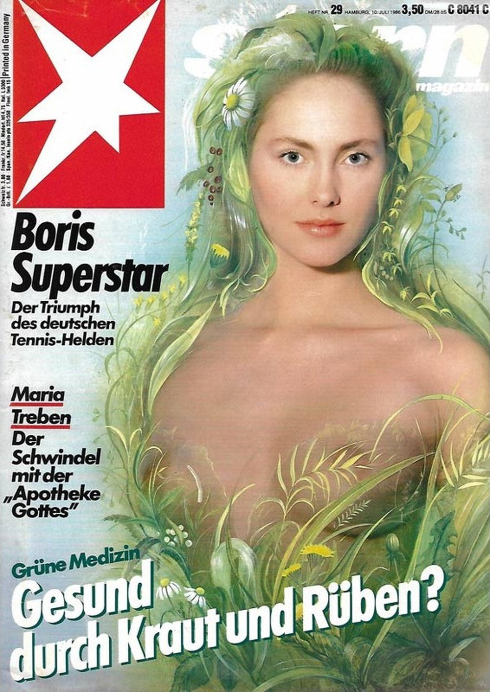 Stern Magazin Deutschland 1986-29 Boris Becker Maria Treben