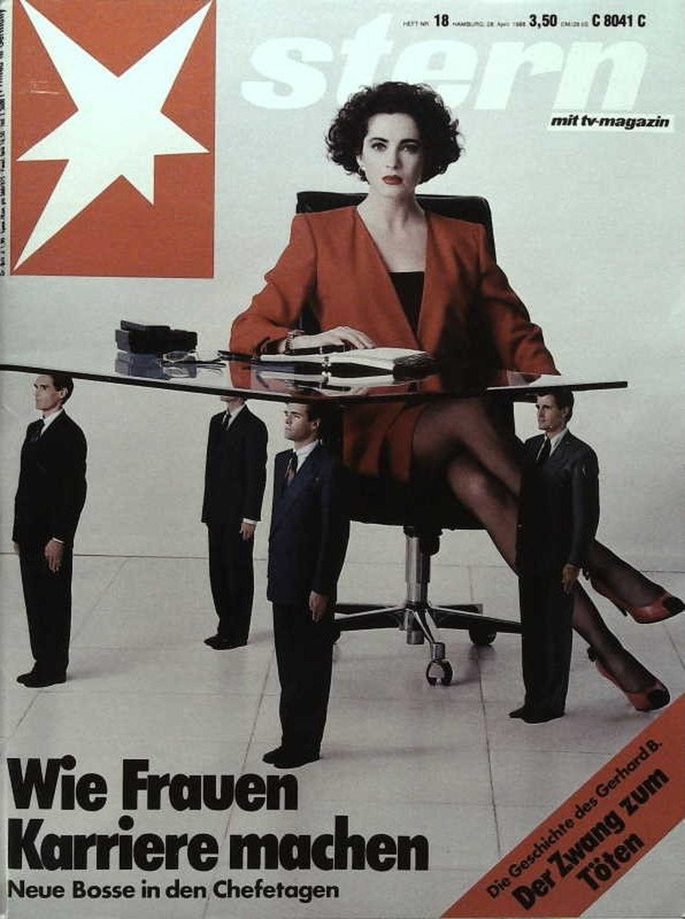 Stern Magazin Deutschland 1988-18 Frauen Karriere Chefetage