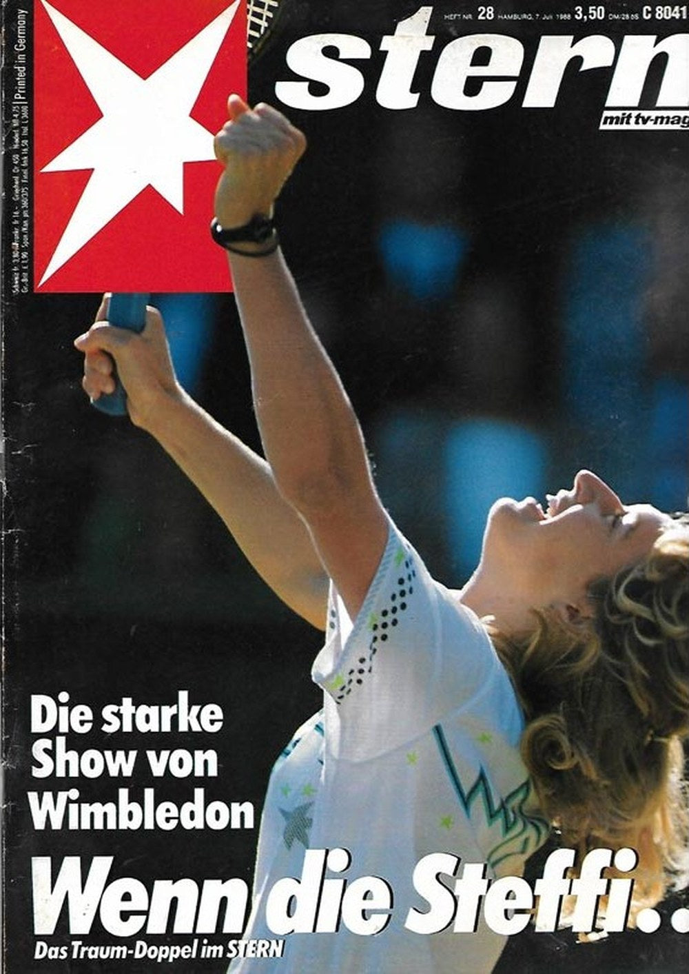 Stern Magazin Deutschland 1988-28 Steffi Graf