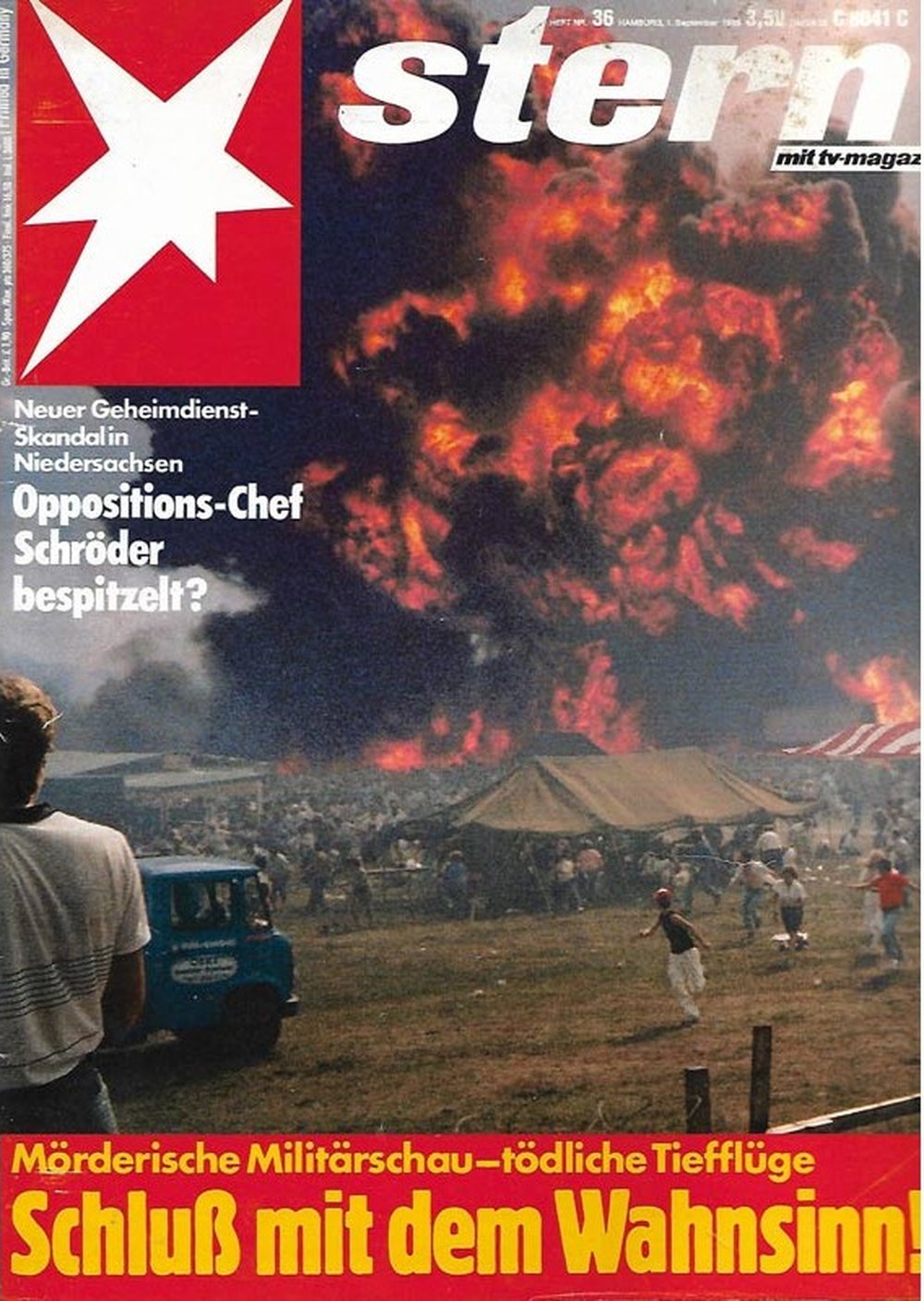 Stern Magazin Deutschland 1988-36 Gerhard Schröder